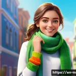 미미 캐릭터와 관련된 전자책 - A vibrant digital character design featuring a playful young female character with expressive, large...
