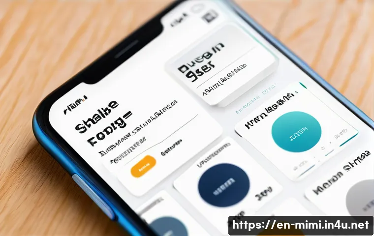 미미와 관련된 전자상거래 - A sleek, modern e-commerce mobile app interface displayed on a latest-model smartphone, showcasing i...